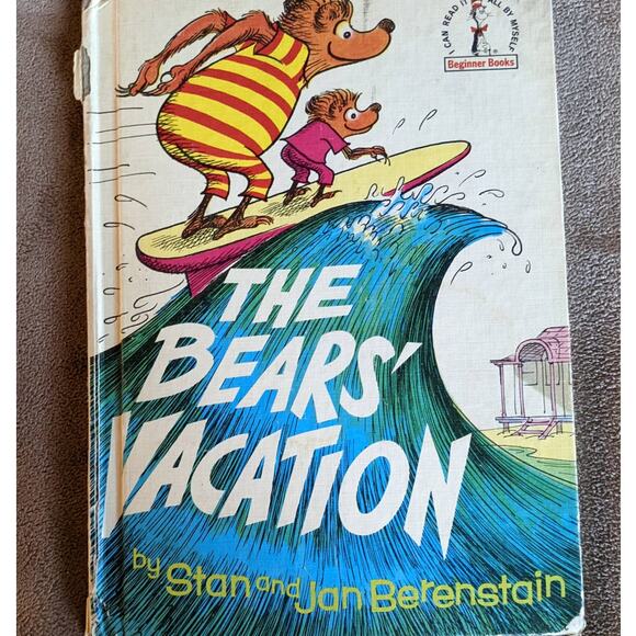 Vintage The Bears Vacation 1968 Book By Stan Jan Berenstain Childrens Beginner - Picture 1 of 15